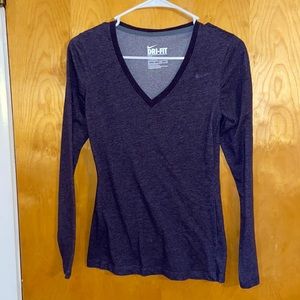 nike long sleeve dry fit shirt